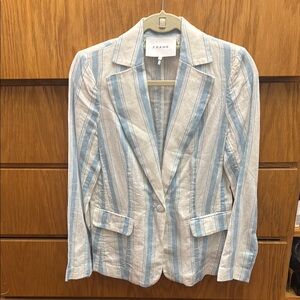 Frame linen blazer